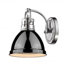 Golden 3602-BA1 CH-BK - 1 Light Bath Vanity