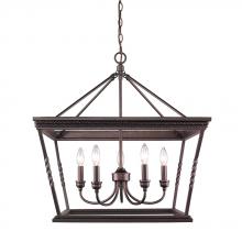 Golden 4214-5 EB - 5 Light Chandelier