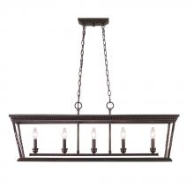 Golden 4214-LP EB - 5 Light Linear Pendant