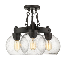 Golden 4855-SF RBZ-SD - Galveston Semi-Flush (Convertible)