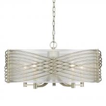 Golden 5516-5 WG-SHR - 5 Light Chandelier