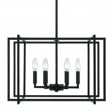 Golden 6070-6 BLK-BLK - 6 Light Chandelier