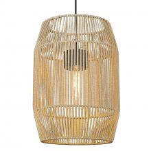 Golden 6073-O1P NB-SS - 1 Light Pendant - Outdoor