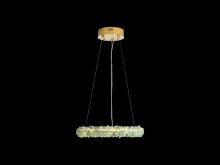 Golden 6884-30 TQ - Corallo 30" LED Chandelier in Turquoise