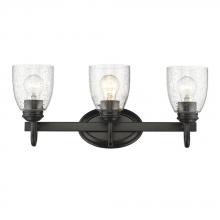 Golden 8001-BA3 BLK-SD - 3 Light Bath Vanity