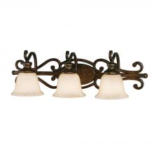 Golden 8063-BA3 BUS - 3 Light Bath Vanity