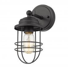 Golden 9808-1W BLK - 1 Light Wall Sconce