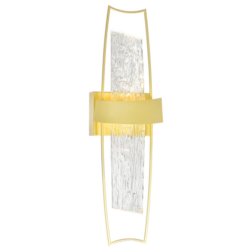 Guadiana Integrated LED Satin Gold Wall Light