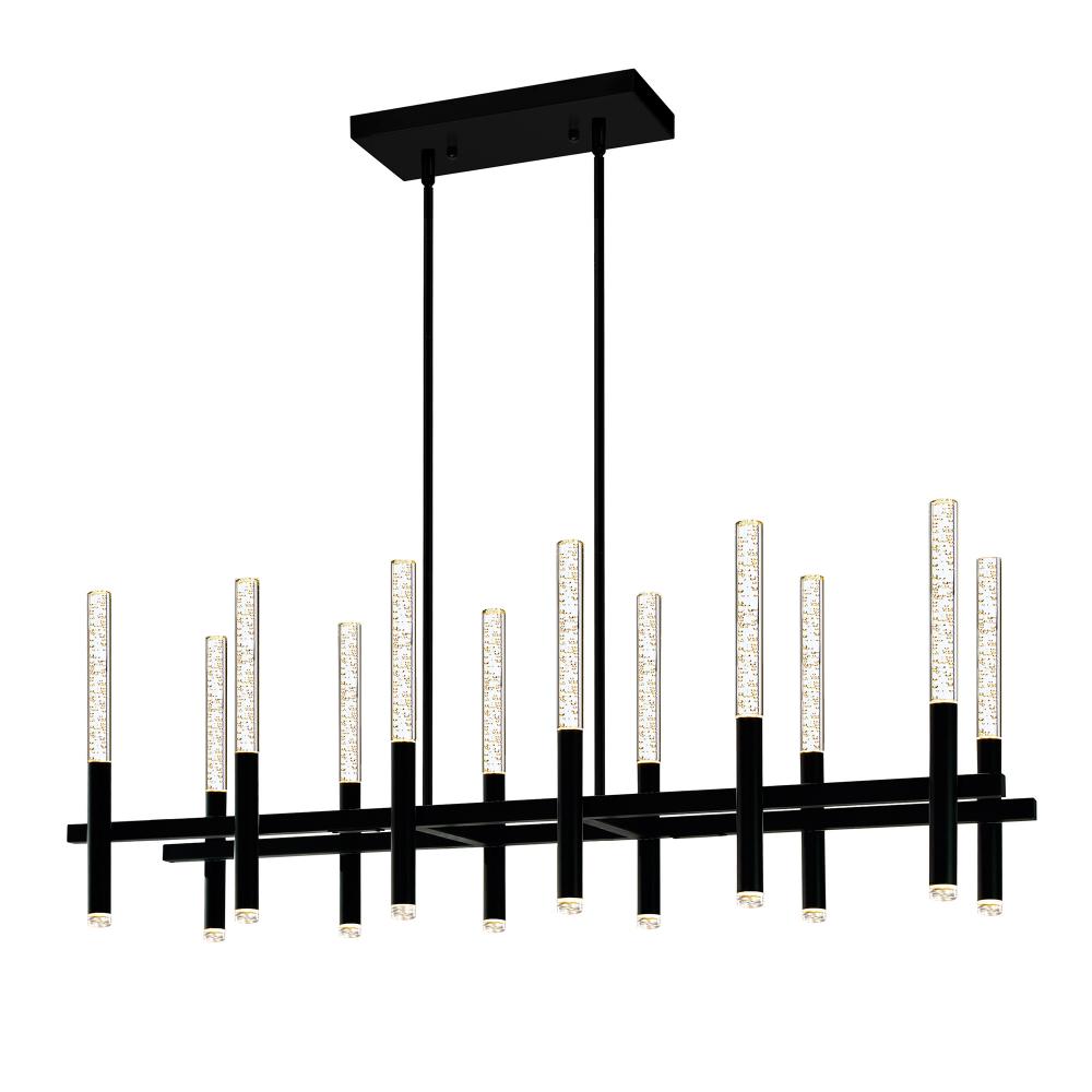 Dragonswatch Integrated LED Black Chandelier