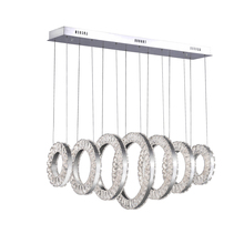 CWI Lighting 1046P37-7-601-RC - Celina LED Chandelier With Chrome Finish
