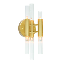 CWI Lighting 1120W5-6-602 - Orgue 6 Light Sconce With Satin Gold Finish