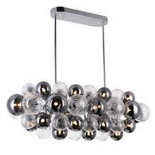 CWI Lighting 1205P39-27-601 - Pallocino 27 Light Island/Pool Table Chandelier With Chrome Finish