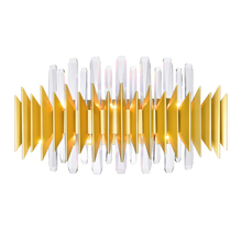 CWI Lighting 1247W24-7-602 - Cityscape 7 Light Wall Sconce With Satin Gold Finish