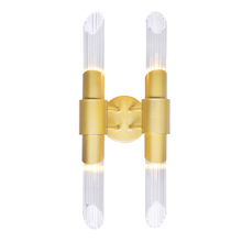 CWI Lighting 1269W8-4-602 - Croissant 4 Light Wall Sconce With Satin Gold Finish