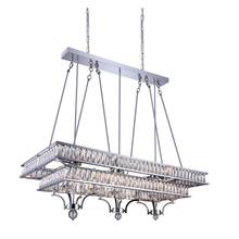 CWI Lighting 9972P47-20-601 - Shalia 20 Light Island Chandelier With Chrome Finish