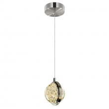 CWI Lighting 1673P4-1-613 - Salvador 4 in LED Integrated Polished Nickel Pendant