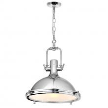 CWI Lighting 9602P16-1-601 - Show 1 Light Down Pendant With Chrome Finish