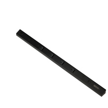 American Lighting ATOM-120V-36-BK - ATOM 36INCH POWER STRIP BLACK FINISH 4 20A TR RECEPTACLES 2 USB 1 RESET SWITCH