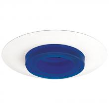 Elco Lighting EL2552BL - DISCON 6" LV BLUE GLAS TRM