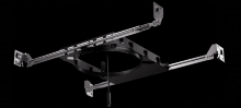 Elco Lighting E6LF1 - 6" SML FRM W/HNGR BRS W/O JB FOR PNL LGTS