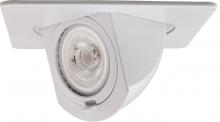 Elco Lighting EL2396W - 3" Square Adjustable Pull Down Trim