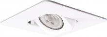 Elco Lighting EL2443W - 4" L.V. SQUARE MR 16 GIMBAL