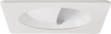 Elco Lighting EL2445W - DISCON 4" SQR ADJSTBL WALLWASH RFLCTR TRM