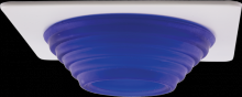 Elco Lighting EL2453BL - DISCON 4" FROSTED STEPPED GLASS SQR TRIM