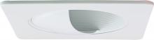 Elco Lighting EL4592W - DISCON 4" SQR WALLWASH TRIM W/3OPTIC LENS