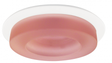 Elco Lighting EL952R - DISCON 4" FROSTED GLASS TRIM RED