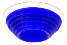 Elco Lighting EL953BL - DISCON 4" BLUE GLASS TRM