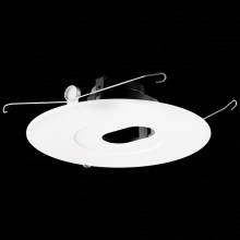 Elco Lighting ELK6420W - 6" ADJSTBL SLOT APERATURE TRIM FOR KOTO