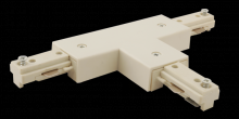 Elco Lighting EC805W - TWO CIRCT TRK TEE CONCTOR