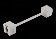 Elco Lighting EP836W - Extension Stems Track Accessory