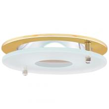 Elco Lighting EL1426G - DISCON 4" RFLCTR TRIM W/SSPNDD FRSTD GLS