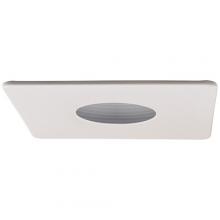 Elco Lighting EL2423W - DISCON 4" LV SQR PINHOLE W/BFFL