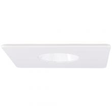 Elco Lighting EL2429W - DISCON 4" SQR ADJUSTABLE PINHOLE W/RFLCTR