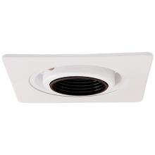 Elco Lighting EL2434WB - 4" SQR GIMBAL RING BAFFLE TRIM