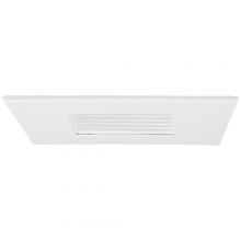 Elco Lighting EL2483W - DISC 4" LV SQR TRIM METAL BAFFLE