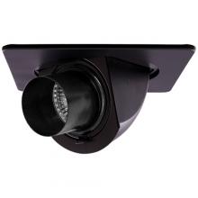 Elco Lighting EL2487B - 4" SQR ADJSTBLE PULL DOWN W/SNOOT