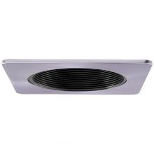 Elco Lighting EL2493BN - DISCON 4" LV PHENOLIC SQR BLK BFFL N KL