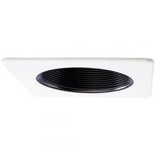 Elco Lighting EL2494B - DISCON 4" SQR BLACK BAFFLE