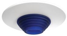 Elco Lighting EL2553BL - DISCON 6" LV BLUE GLASS TRIM