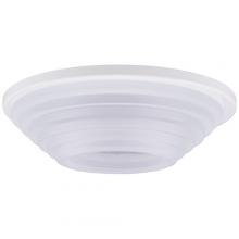 Elco Lighting EL2653W - DISCON 3" RND STPPD GLASS IN WHT