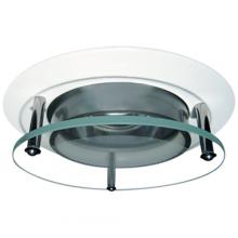 Elco Lighting EL2660W - DISCON 3" LV TRIM W/FLTNG GLS WT
