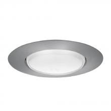 Elco Lighting EL40N - DISCONT 6"  OPEN TRIM  BRSHD NCKL