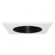 Elco Lighting EL4351B - 4" SQR BFFL TRIM FOR ELD4RT