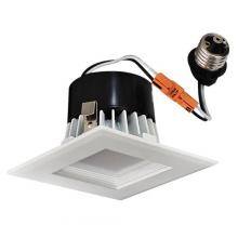 Elco Lighting EL44130W - DISCON 4" LED INSRT SQR BFFL 10W 3K DIM