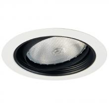 Elco Lighting EL575B - DISCONTINUED 5" RGRSD WHT EYBL W/BLK BFL
