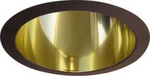 Elco Lighting ELA599GBZ - DISCON 5" GOLD RFLCTR W/BRONZE RING